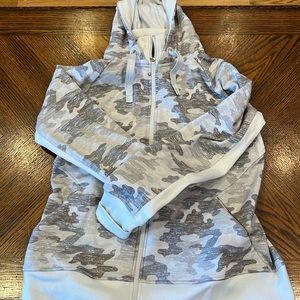 Athleta Hooded Zip Jacket
